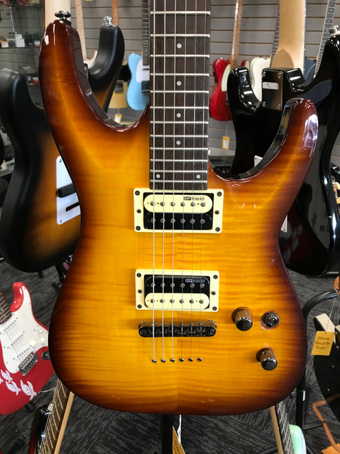 Used LTD H-101FM Super S Electric Guitar Cherry Sunburst 6-String 41123-S000110196