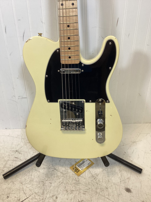 Vist Large View of Product Image Which is Used Squier AFFINITY TELE T Type Electric Guitar White 6-String 40107-S000153103