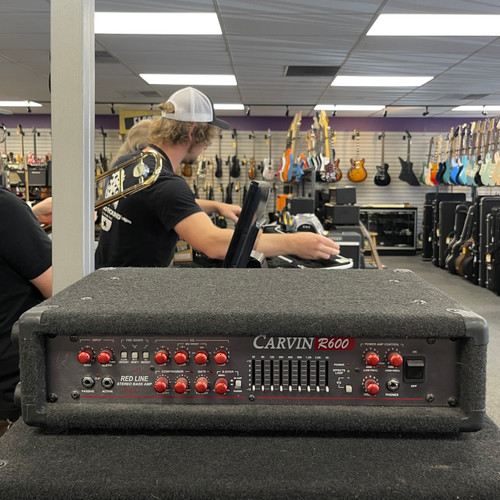 Used - Carvin R600 STEREO Bass Amplifier Head 40087-S000232404