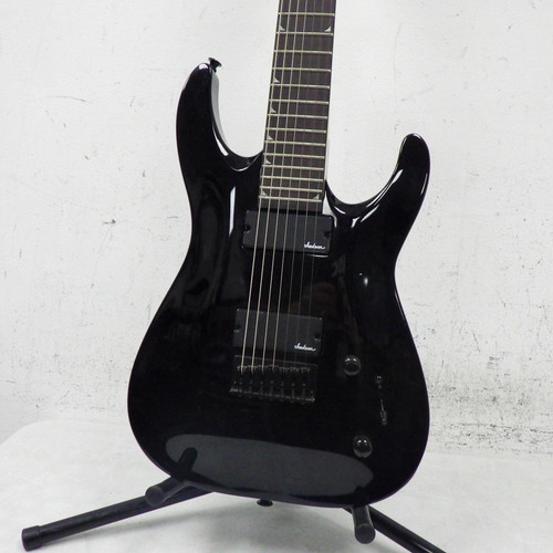 Used Jackson JS22-7 7 String Electric Guitar Black 40042-S000259207