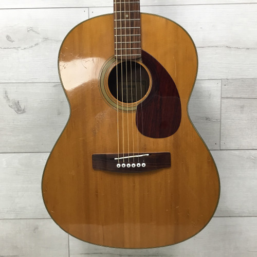 Vist Large View of Product Image Which is Used Yamaha FG-75 Taiwan Vintage Laminate Top Acoustic Guitar Natural 40051-S000115422