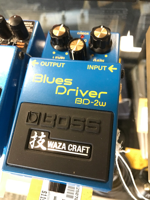 Vist Large View of Product Image Which is Used Boss BLUES DRIVER BD-2W  WAZA Overdrive Pedal 41123-S000110202