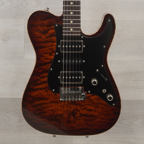 Vist Large View of Product Image Which is Used Tom Anderson Drop Mongrel Electric Guitar Sunburst 40015-S000328480