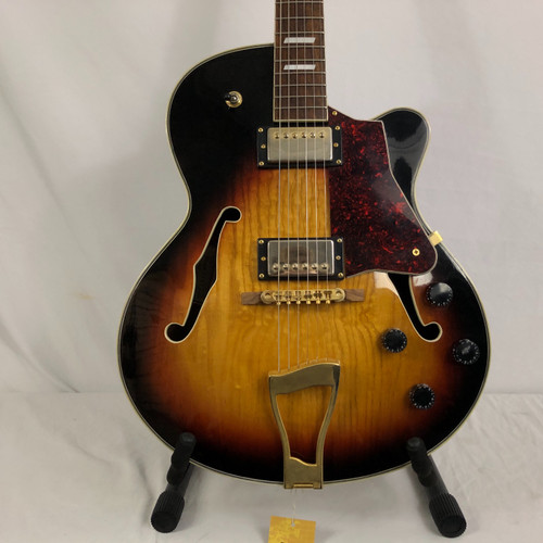 Used Johnson JH-440 Semi-Hollow Electric Guitar Sunburst 6-String 41128-S000106646