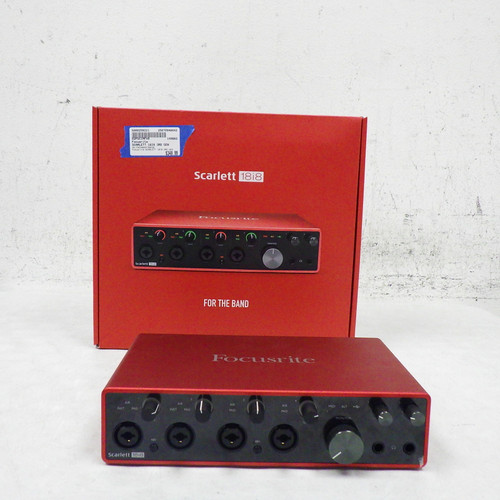 Used Focusrite Scarlett 18I8 3rd Gen Interface 40042-S000259221