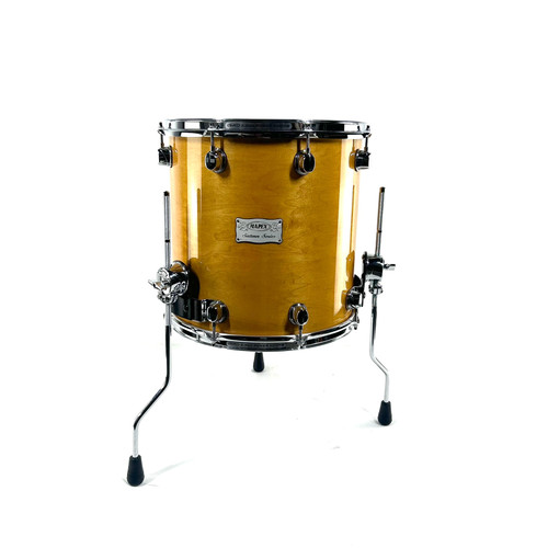 Used Mapex Saturn Series 14 x 14 Inch Floor Tom Amber
