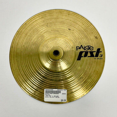 Vist Large View of Product Image Which is Used Paiste 10IN PST 3 Splash Cymbal