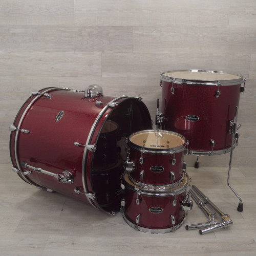 Used PDP Center Stage 4-piece Drum Kit - Red - Local Pickup Only 40112-S000178577