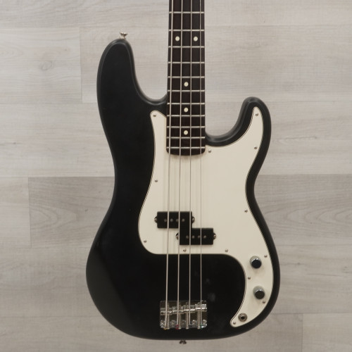 Used Fender Standard Precision Bass Guitar Black 40015-S000328492