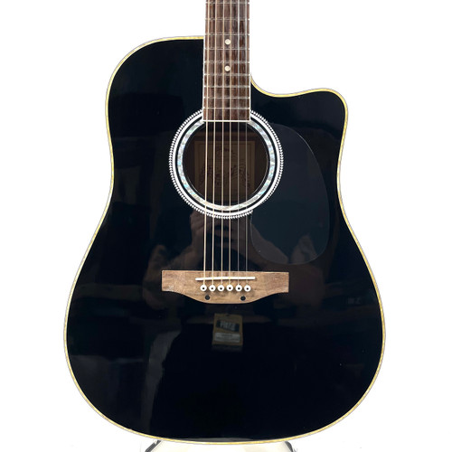 Vist Large View of Product Image Which is Used Esteban ALC-200 Laminate Top Acoustic Guitar Black