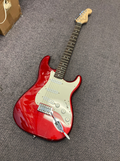 Used Squier AFFINITY STRAT S Type Electric Guitar Red 6-String 40085-S000105544