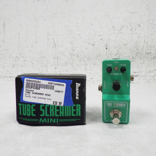 Used Ibanez Tube Screamer Mini Overdrive Pedal 40042-S000259254
