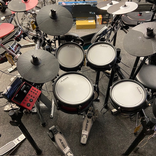 Vist Large View of Product Image Which is Used - Alesis COMMAND MESH KIT W/AC Electronic Drum Kit 40087-S000232440
