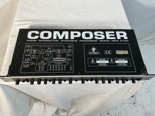 Vist Large View of Product Image Which is Used Behringer COMPOSER MDX2100 Compressor 40012-S000303798