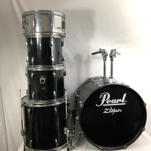 Used Pearl 5PC FORUM SHELL PACK Drum Shell Kit Black 41128-S000106662