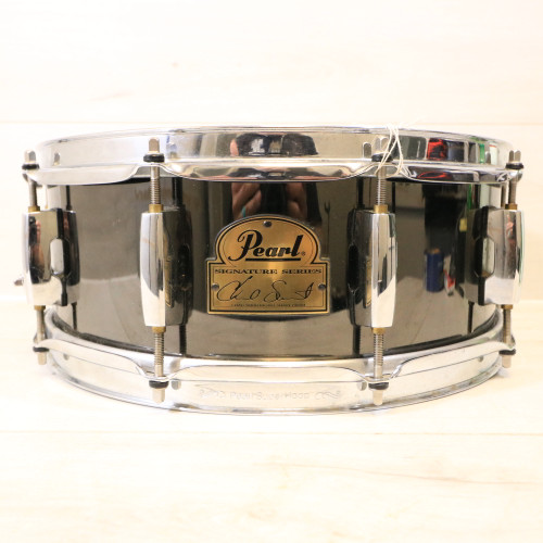 Vist Large View of Product Image Which is Used Pearl CHAD SMITH SIGNATURE SNARE 14X5.5 Single Drum 14" 41108-S000061882