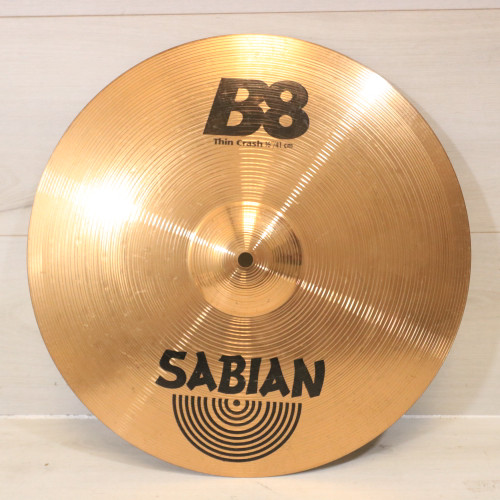 Vist Large View of Product Image Which is Used Sabian 16 IN CRASH B8 Cymbal 16" 41108-S000061888
