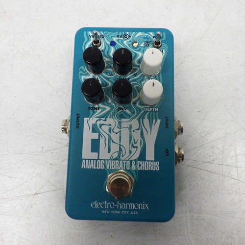 Used Electro Harmonix Eddy Analgo Vibrato+Chorus Pedal 40042-S000259281