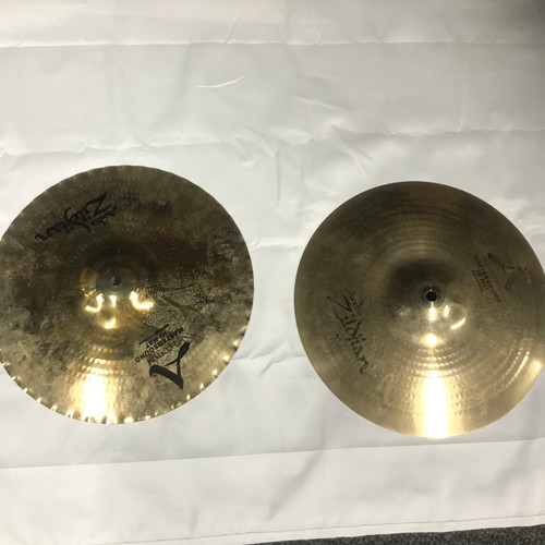 Vist Large View of Product Image Which is Used Zildjian 13 A CUSTOM MASTER SOUND Hi Hat Cymbals 13"