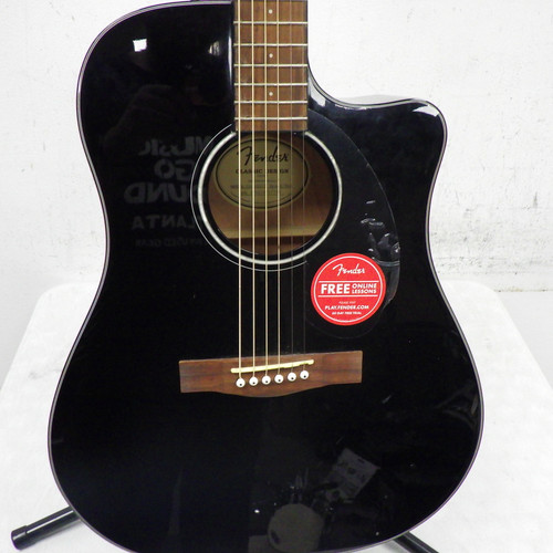 Used Fender CC60SCE Acoustic Guitar Black 40042-S000259297