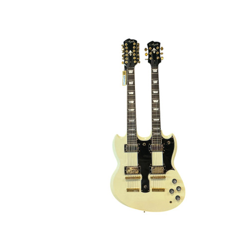 Used Agile DOUBLE NECK 12/6 Electric Guitar White Other 40009-S000306851