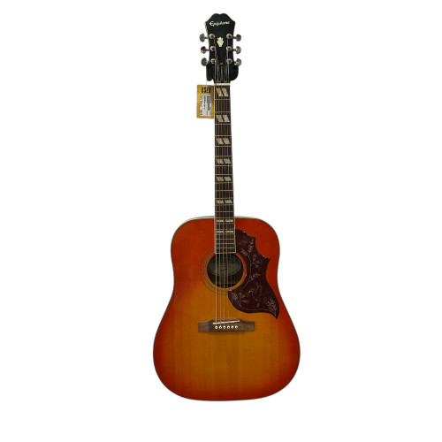 Used Epiphone HUMMINGBIRD PRO FC Solid Top Acoustic Guitar Cherry Sunburst 40009-S000306862