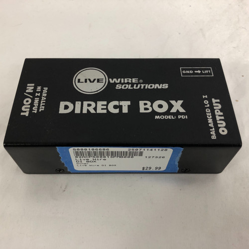 Used Live Wire DI BOX Direct Box 41128-S000106686