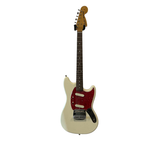 Used Fender MUSTANG 69 REISSUE MIJ Offset Double Cutaway Electric Guitar White 6-String 40009-S000306867