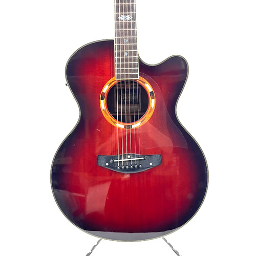 Vist Large View of Product Image Which is Used Yamaha CPX 15W Solid Top Acoustic Guitar Sunburst