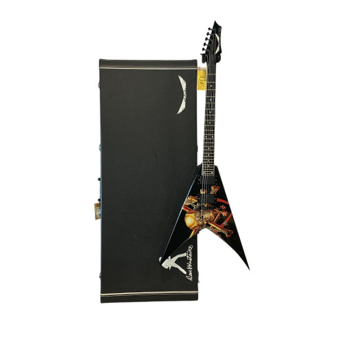 Used Dean DAVE MUSTAINE V W/OHSC Modern Metal Electric Guitar Custom Graphics 6-String 40009-S000306870