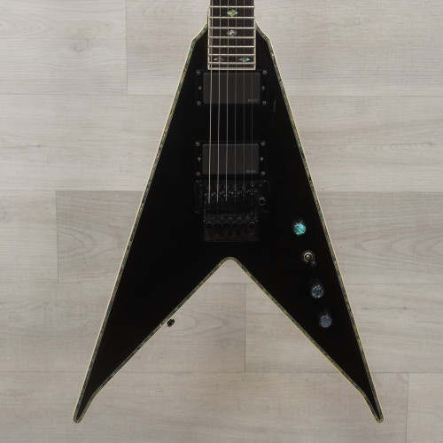 Vist Large View of Product Image Which is Used Bc Rich Deluxe Jr V Electric Guitar Black 40015-S000328534