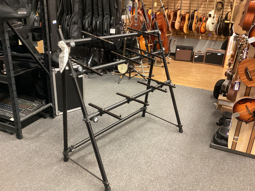 Used On Stage 2 TIER A FRAME GUITAR STAND Tiered Keyboard Stand 40107-S000153197