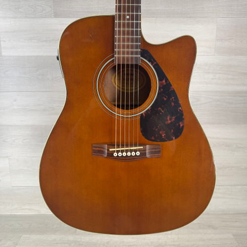 Used Yamaha FX370C Acoustic-electric Guitar - Natural - AS IS - Top Bellied - High Action 40112-S000178610