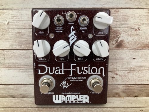 Used Wampler DUAL FUSION TOM QUAYLE SIG DRIVE Pedal 41112-S000097475