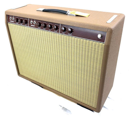 Used Mojotone BROWNFACE VIRBOVERB 2 x 10 Tube Combo Amplifier 2 x 10 41124-S000204988