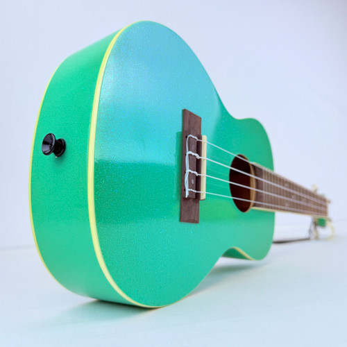 New Kala KA-SPRK-GREEN Gatsby Green Sparkle Concert Ukelele 41121-S000051176