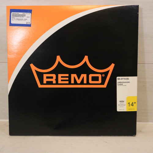 Vist Large View of Product Image Which is Used Remo 14 IN AMBASSADOR CLEAR Snare Drum Head 41108-S000061964