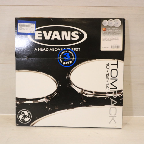 Vist Large View of Product Image Which is Used Evans G2 COATED FUSION PACK 10-12-14 Drum Head 41108-S000061966