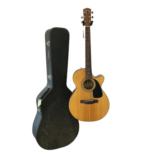 Used Fender GC140SCE NAT Solid Top Acoustic Guitar Natural 40009-S000306930