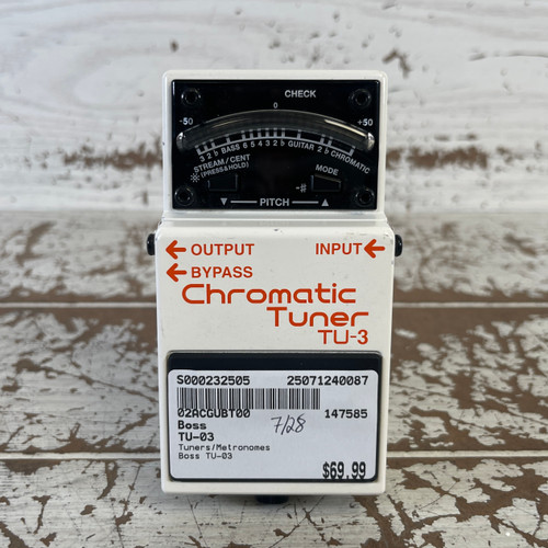 Vist Large View of Product Image Which is Used - Boss TU-03 Chromatic Tuner Pedal  40087-S000232505
