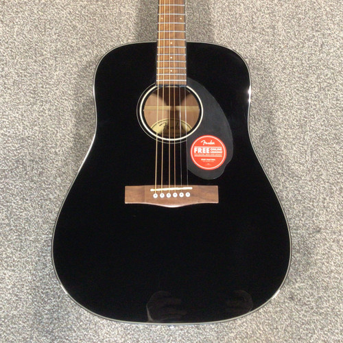 Used FENDER CD-60S DREAD/BLK Acoustic Guitar 41106-S000094406