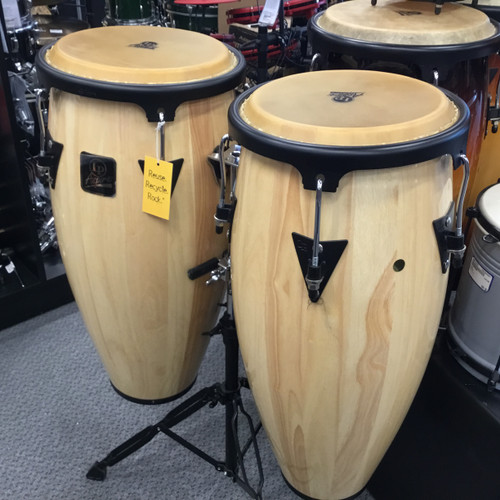 Vist Large View of Product Image Which is Used Latin Percussion - LP Aspire Congas Pair With Stand 40051-S000115465