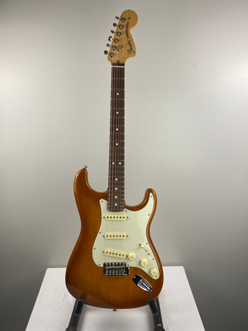 Vist Large View of Product Image Which is Used Fender AM PERFORMER STRAT S Type Electric Guitar Honey Burst 6-String