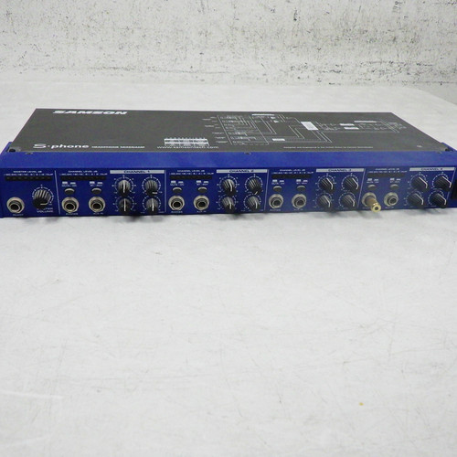 Used Samson S- Phone Headphone Amplifier Rackmount 40042-S000259361