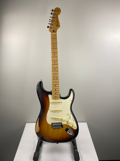 Vist Large View of Product Image Which is Used Fender STRATOCASTER MEX S Type Electric Guitar Sunburst 6-String
