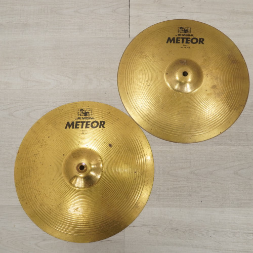 Vist Large View of Product Image Which is Used Meinl 14" Meteor Hi Hat Cymbal Pair 40015-S000328576