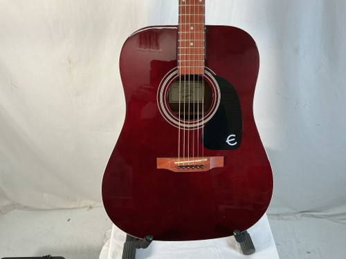 Used Epiphone DR-100 Laminate Top Acoustic Guitar Red 40012-S000303926