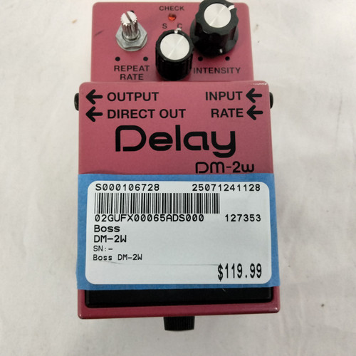 Vist Large View of Product Image Which is Used Boss DM-2W Delay Pedal 41128-S000106728