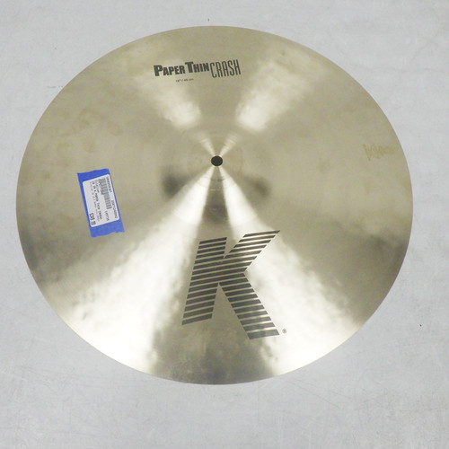 Used Zildjian 18" K Paper Thin Crash Cymbal 40042-S000259387