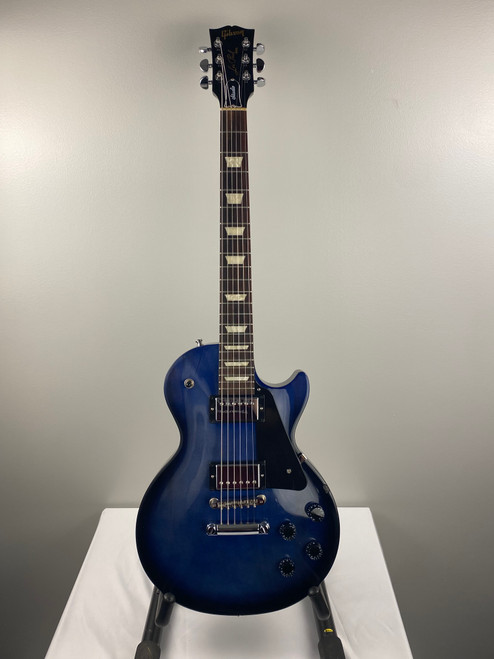 Vist Large View of Product Image Which is Used Gibson LES PAUL STUDIO LP Type Electric Guitar Blue 6-String
